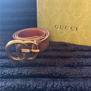 Gucci Marmont wide belt